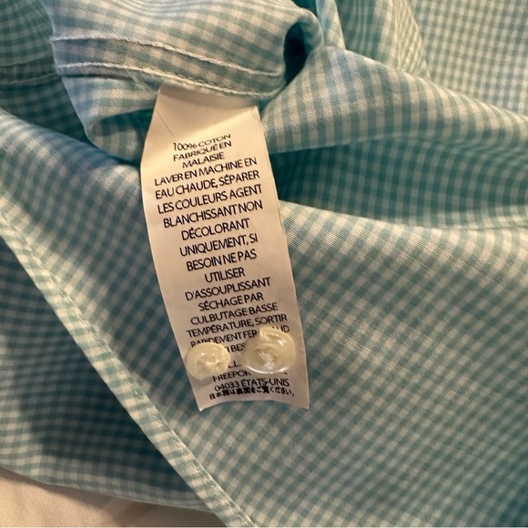 LL Bean Women's Signature wrinkle Free Shirt size L (j10) - Picture 12 of 15